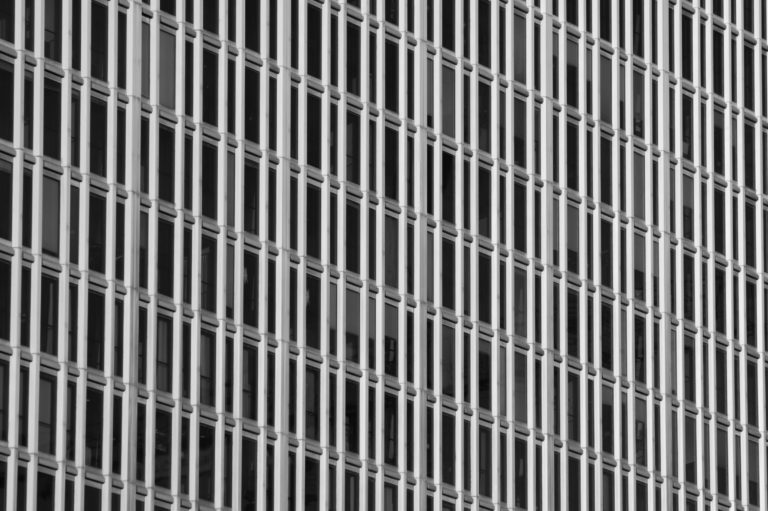 Parallel lines of windows. Abstract background